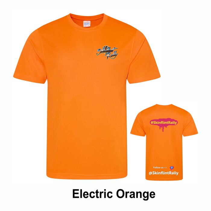 Skinflint Rally Electric Orange Cool T-Shirt Kids Thumbnail