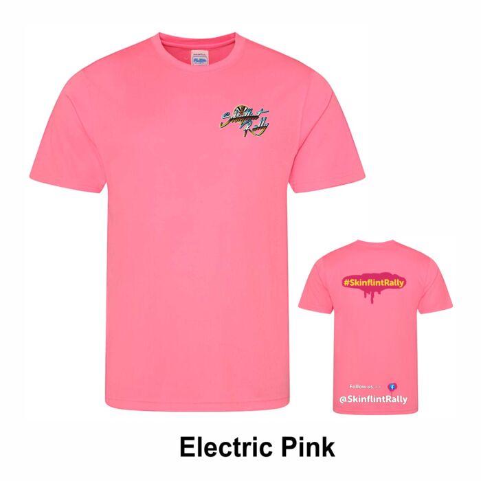 Skinflint Rally Electric Pink Cool T-Shirt Kids Thumbnail
