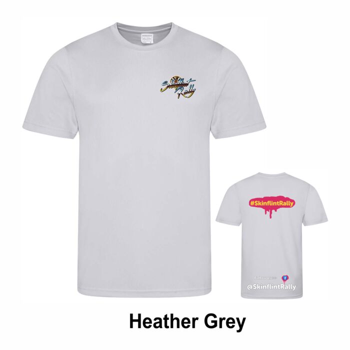 Skinflint Rally Heather Grey Cool T-Shirt Adults Thumbnail