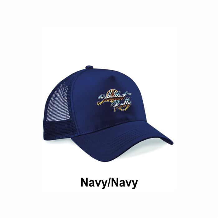 Skinflint Rally Navy/Navy Snapback Trucker Hat Thumbnail