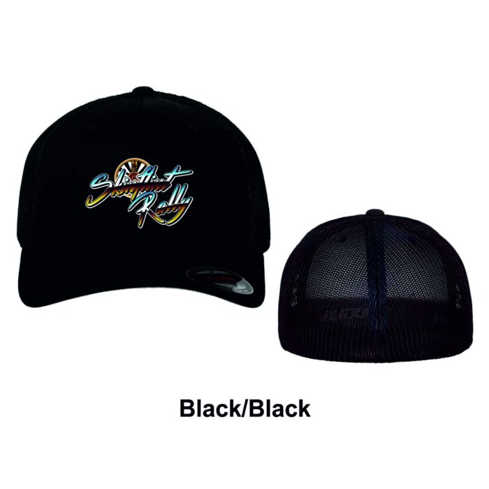 Skinflint Rally Black/Black premium flexi fit cap Thumbnail